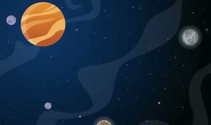 Image result for Aesthetic Cartoon Space Background