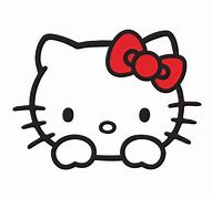 Image result for Hello Kitty Face Cut Out