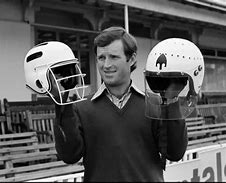 Image result for Dennis Amiss Cricket Helmet