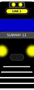 Image result for New York City Subway Train PNG