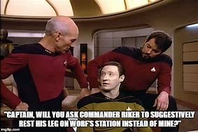 Image result for Commander Data Meme