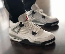 Image result for Jordan 4 Cement Feet