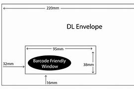 Image result for DL Size Envelope Measurements