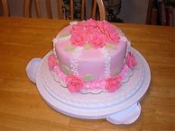 Image result for Pink Fondant Cake