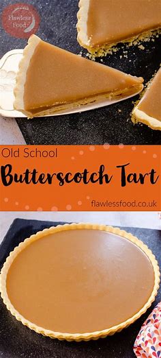 Old School Butterscotch Tart - Nostalgic Dessert by Flawless Food