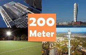 Image result for How Long Is 200 Meters