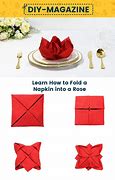 Image result for Chinese New Year Cloth Napkin Folding