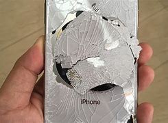 Image result for Cracked iPhone at Back