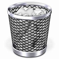 Image result for Black Trash Can