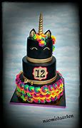 Image result for Black Unicorn Cake