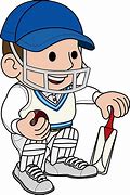 Image result for Children Playing Cricket Cartoon