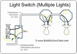 Image result for Wiring Two Lights One Switch Diagram