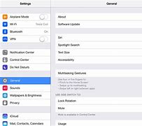 Image result for iOS/iPad Settings