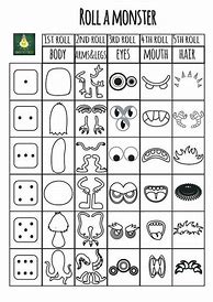 Image result for Free Make a Random Creature Die Roll Tables