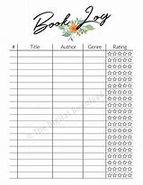 Image result for Book Tracker Template