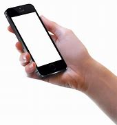 Image result for Hand Holding Blue iPhone
