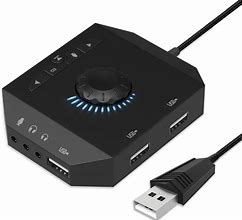 Image result for USB Port to Double Headphone Jack