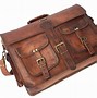 Image result for Handmade Leather Messenger Bag