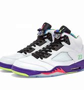 Image result for Air Jordan 5 Retro White Out Line and Purple