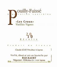 Image result for Jean Rijckaert Pouilly Fuisse Vers Chanes
