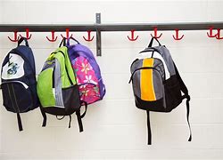 Image result for Hanging Up Backpack Clip Art