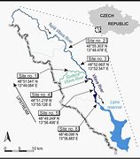 Image result for Vltava River Map