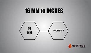 Image result for 16 mm to Inches