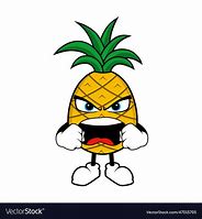 Image result for Angry Pineapple Cartoon
