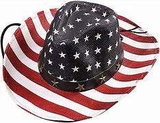 Image result for American Flag Straw Hat