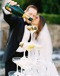 Image result for Champagne Wedding