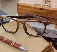 Image result for Wood Frame Eyeglasses