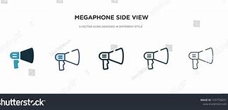 Image result for Megaphone Side View Icon