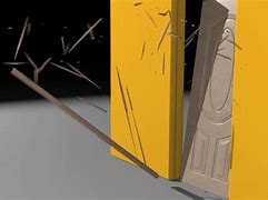 Image result for Door Exploding Comic