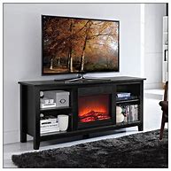 Image result for 65 Inch Flat Screen TV On Electric Fireplace