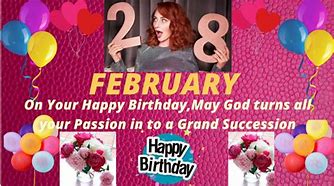 Image result for Happy Birthday February 28