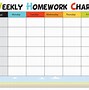 Image result for Homework Chart