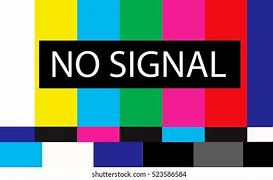 Image result for TV No Signal Blue