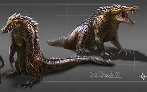 Image result for Crocodile Monster