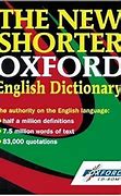 Image result for The Shorter Oxford English Dictionary