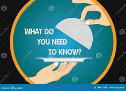 Image result for What Do You Want to Know Meaning