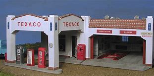 Image result for Scale Model Gas Station