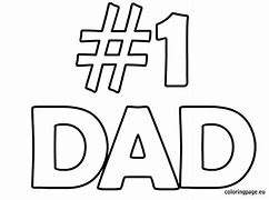 Image result for Dad Word Clip Art Black and White