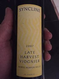 Image result for Syncline Viognier Late Harvest Viognier