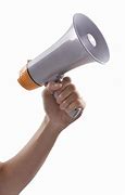 Image result for Person with Loudspeaker