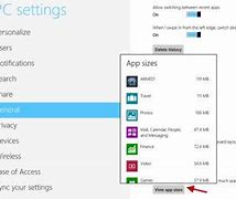 Image result for App Size Settings