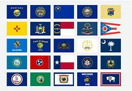 Image result for 50-State Flags in Order