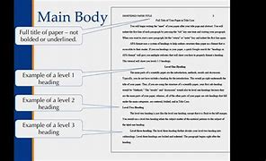 Image result for APA 7 Body Format