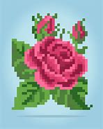 Image result for 8-Bit Rose