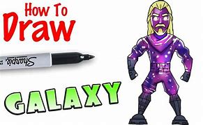 Image result for Galaxy Skin Fortnite Drawings