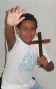 Image result for Black Kid Holding Cross